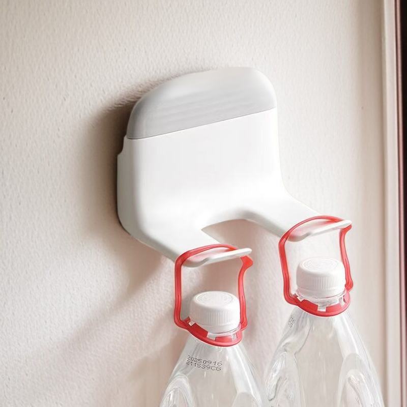 화장실 다용도 수납선반 벽걸이 헤어드라이어 투인원 펀치프리 설치 수납선반 투인원 욕실 수납선반