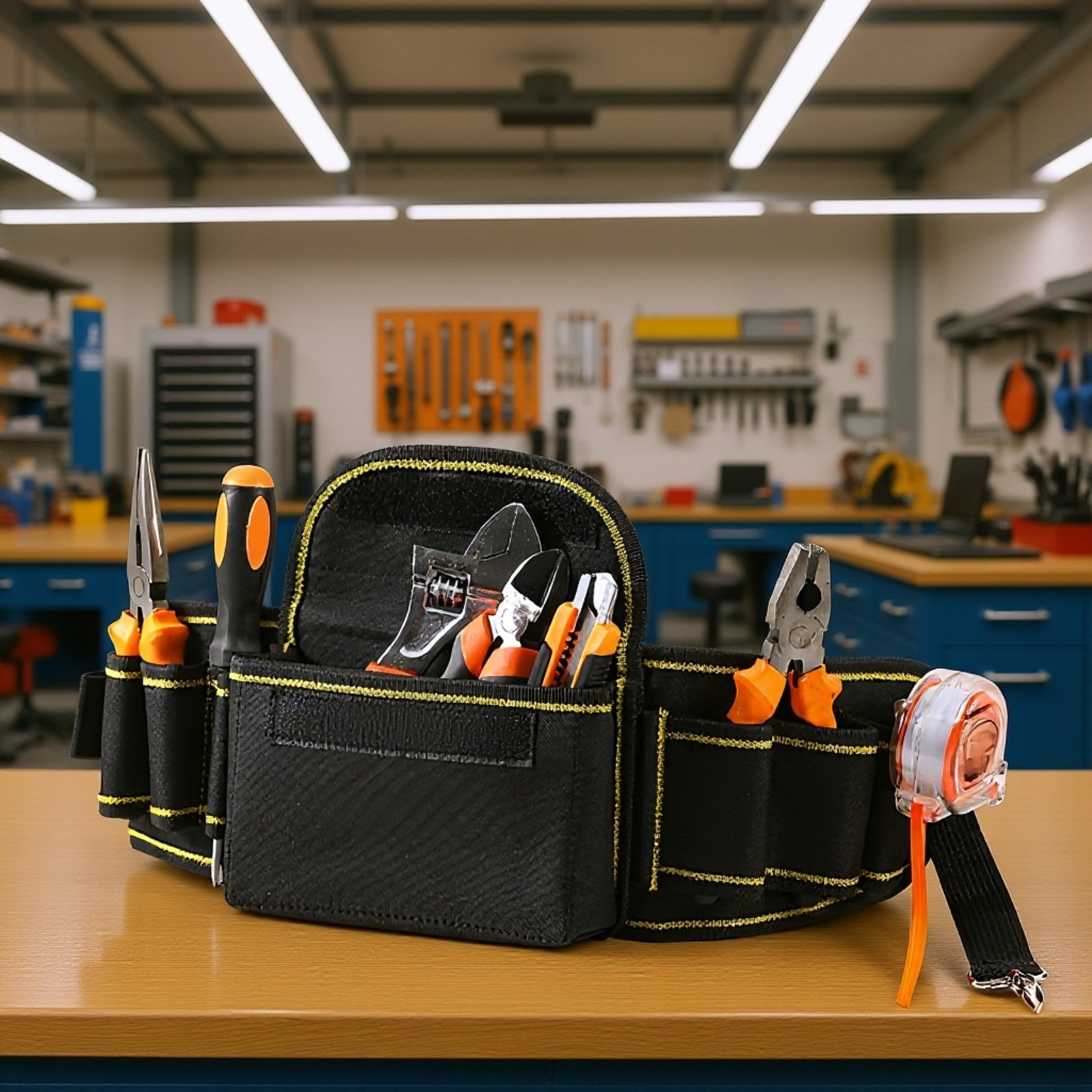 Multi pocket tool storage bag