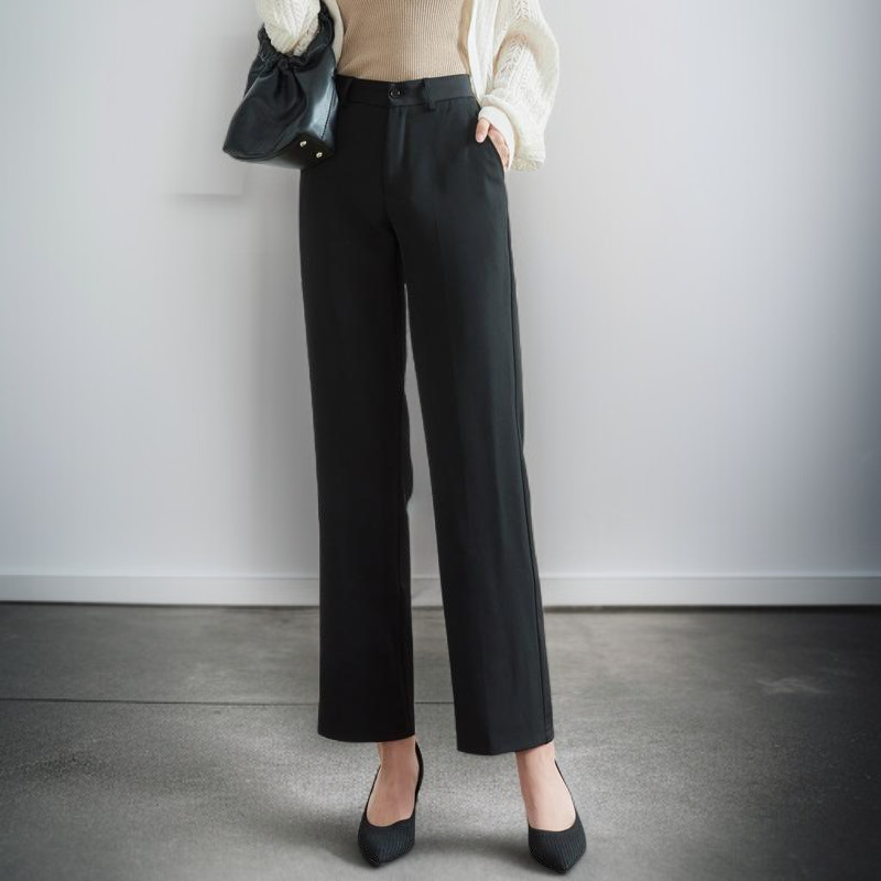 검은색 정장 바지