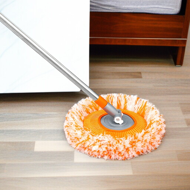 가정용 밀대 평판 천장 청소 먼지 제거 브러시 신축 회전식 밀대 셰닐 해바라기 밀대 스테인리스 스틸