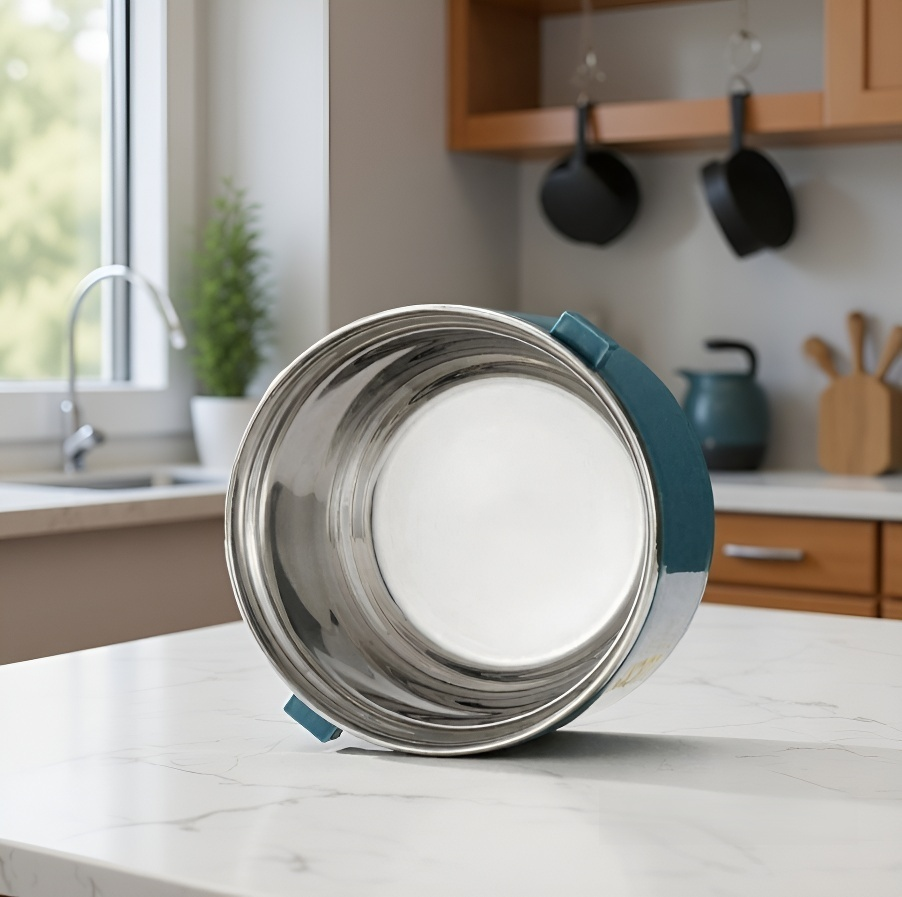 耐久性に優れた断熱弁当箱の底面