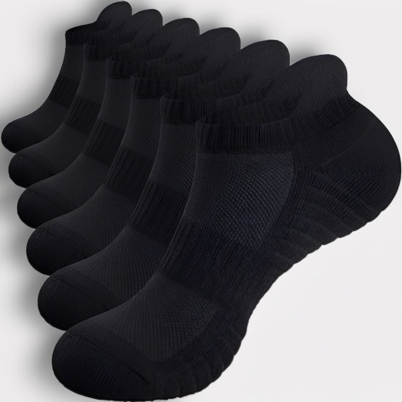 남성 로우 면양말 통풍 스포츠 러닝 양말 비즈니스 캐주얼 블랙 화이트 스포츠 양말 쿠션 면양말
