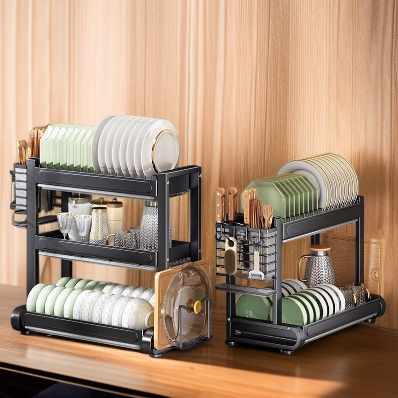 多機能食器ラックと水切り