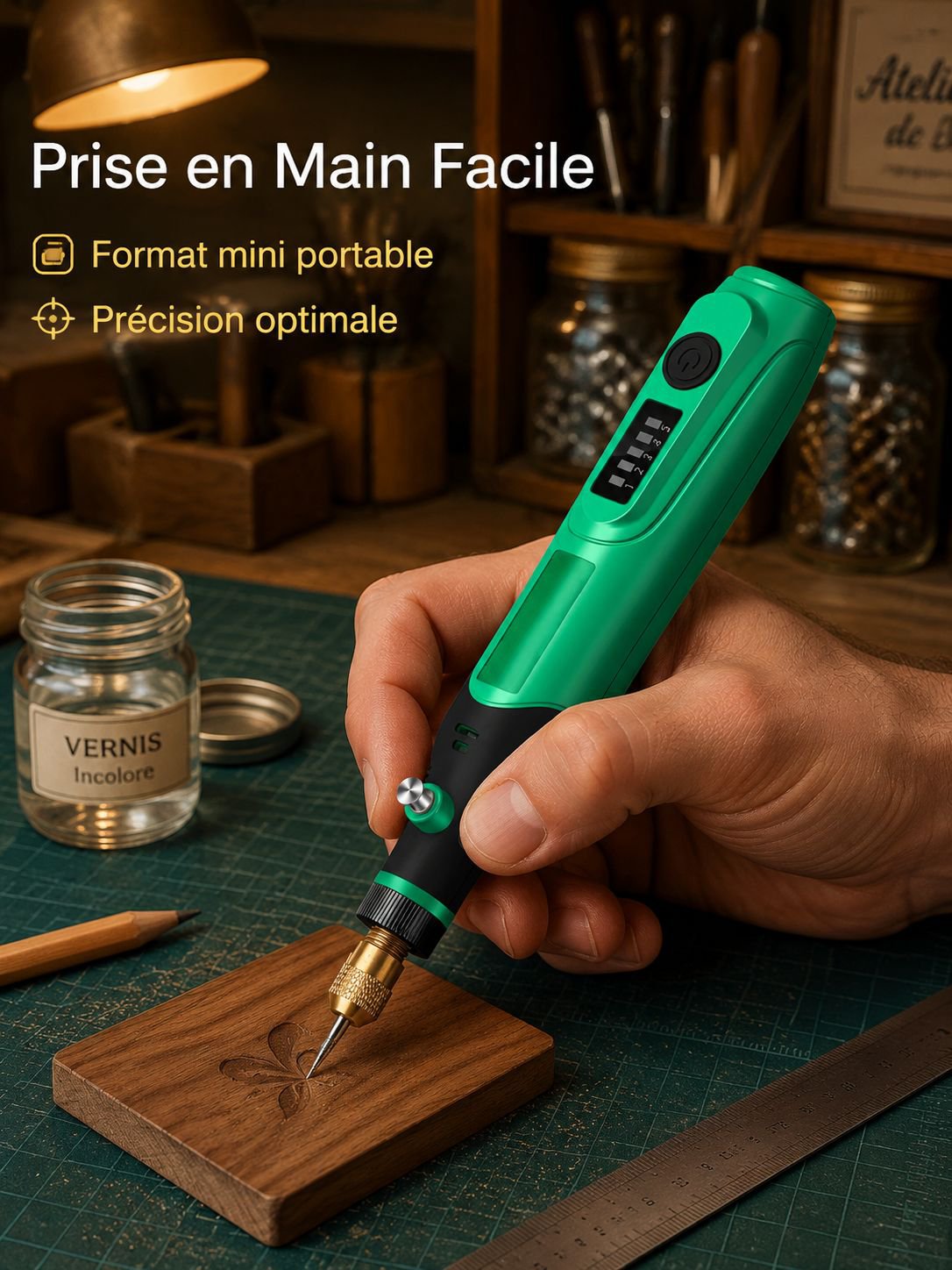 Outil de bricolage mini perceuse portable
