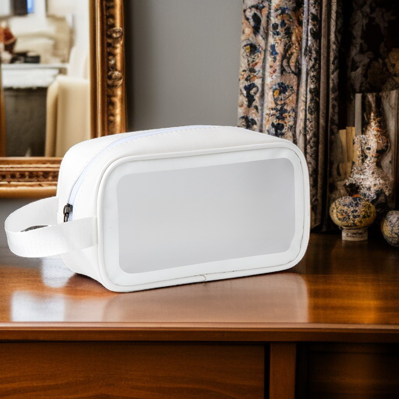 Large Capacity Korean Style Transparent Cosmetic Bag Portable Travel Toiletry Bag