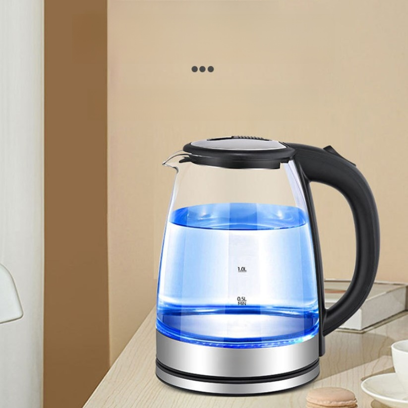 กาต้มน้ำไฟฟ้าแก้วบอโรซิลิเกตสูง