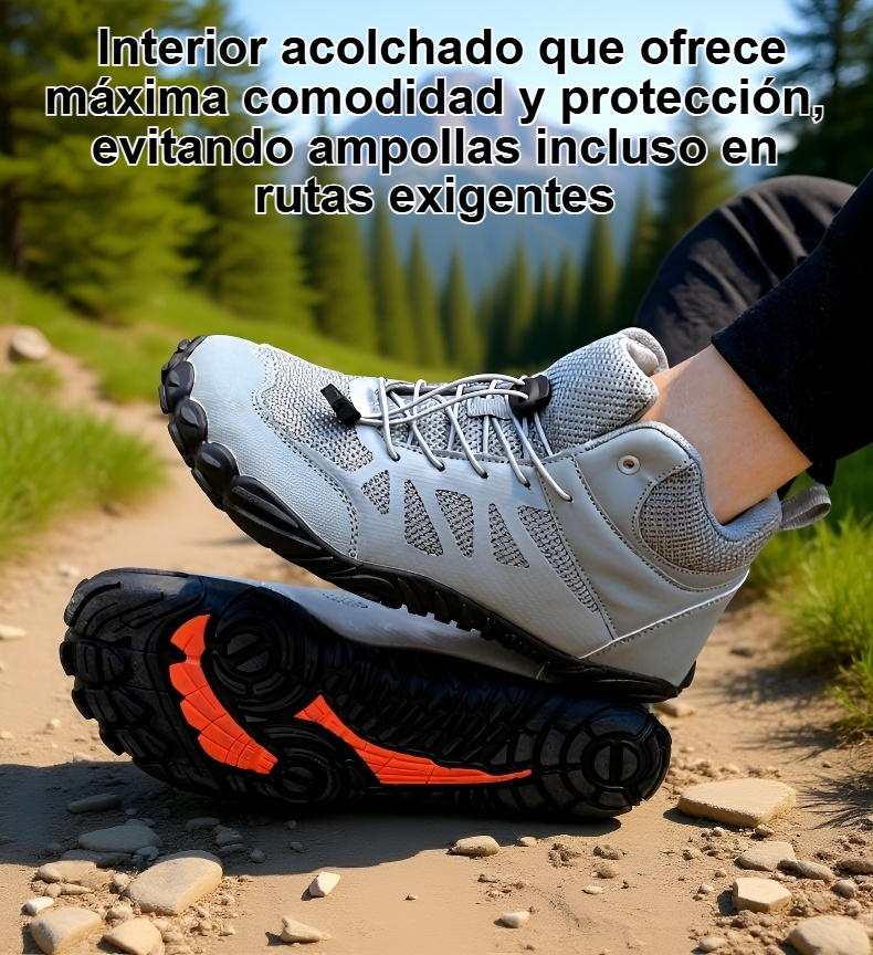 Botas transpirables de malla para trekking