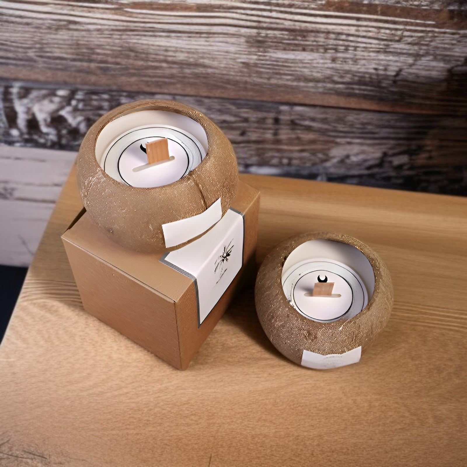 椰子殼香氛蠟燭禮盒