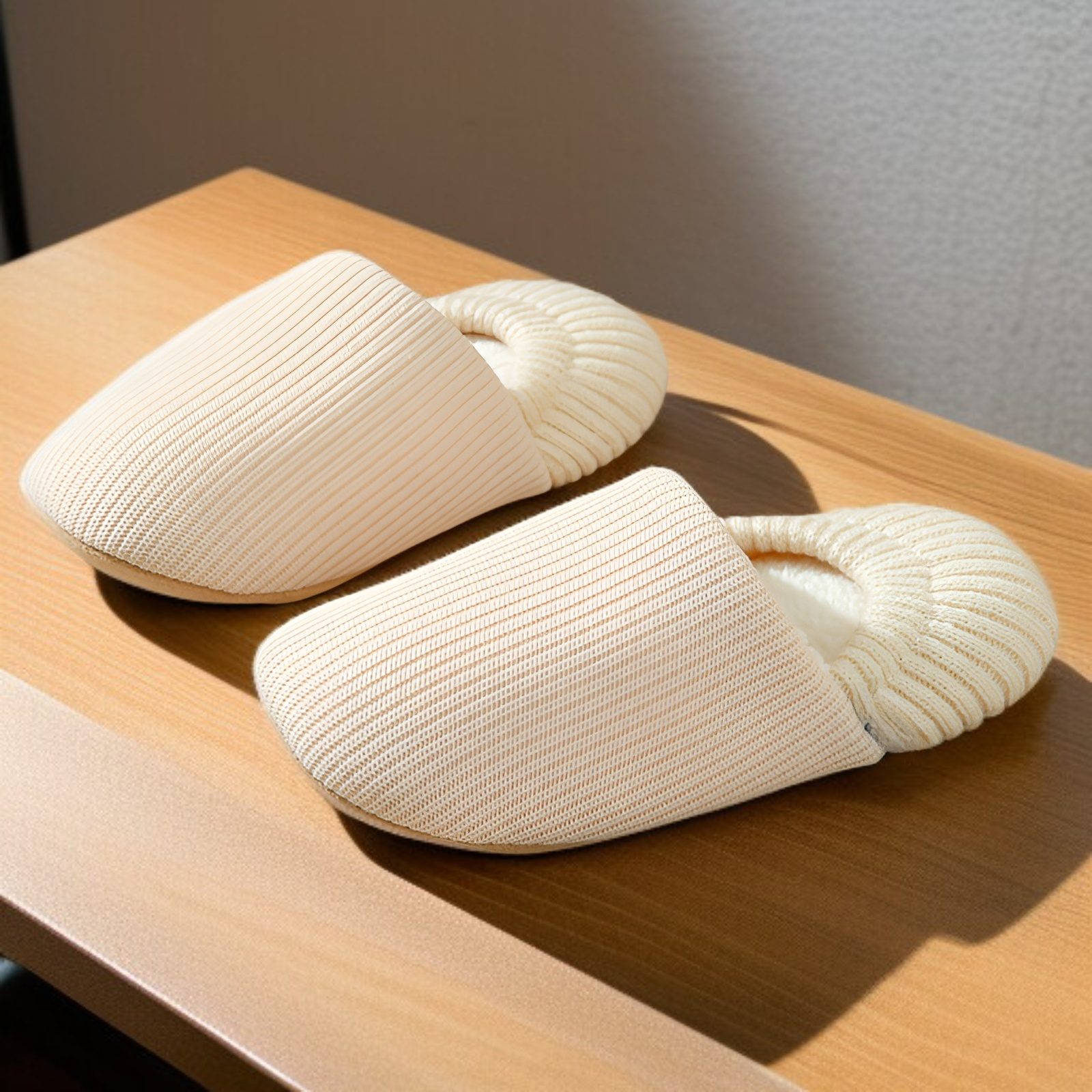 保暖軟底靜音地板棉拖鞋