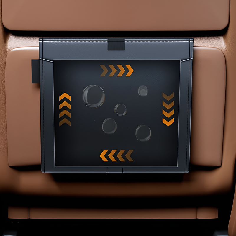 Papelera de coche de gran capacidad con diseño plegable