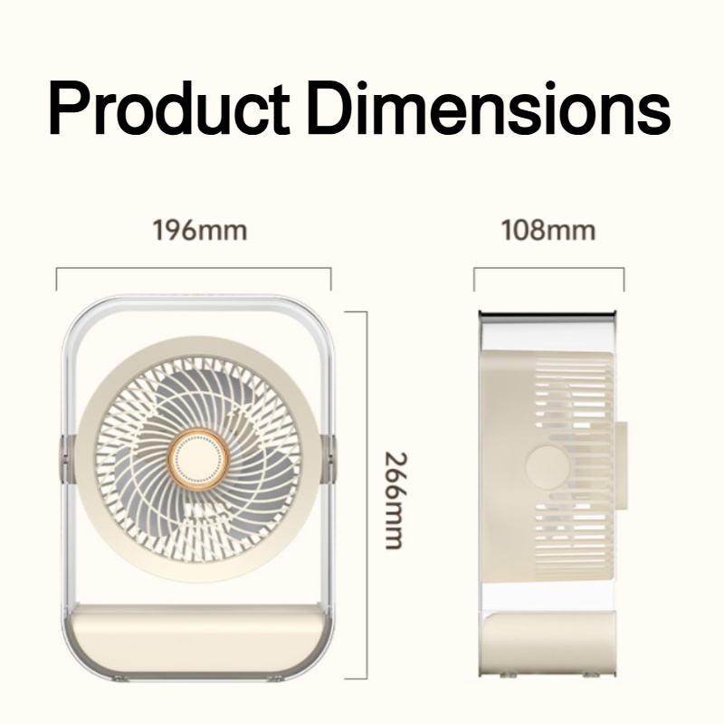 Desktop Light Circulation Fan