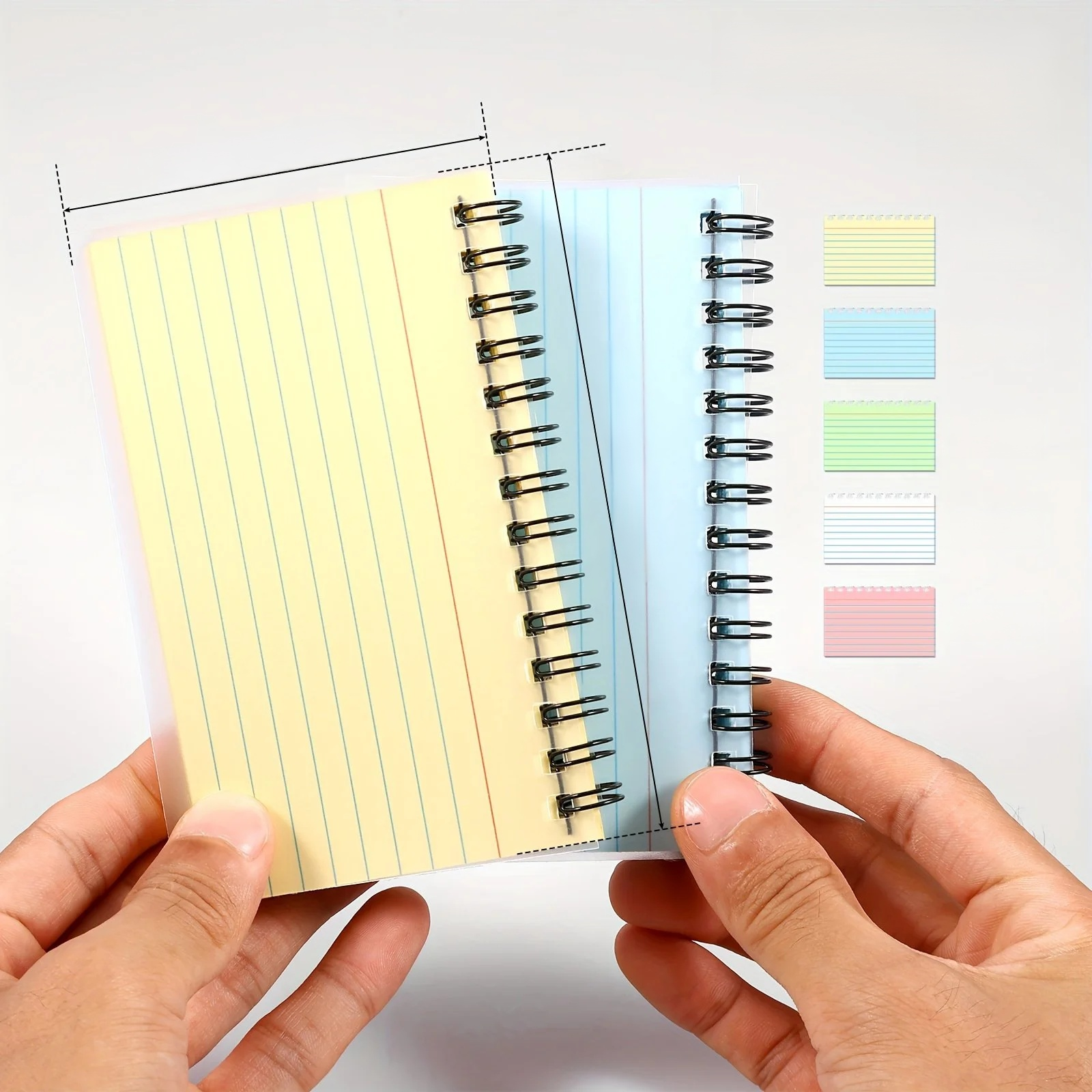 Tear-off line study sticky notes