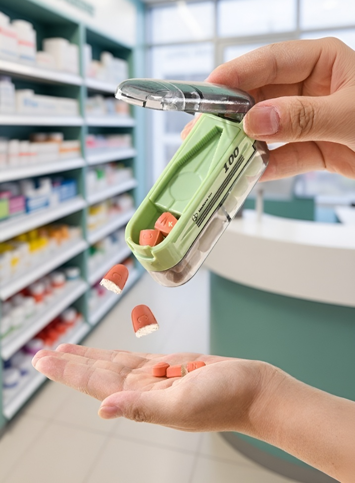 Pastillero seguro y fácil de transportar con cierre hermético