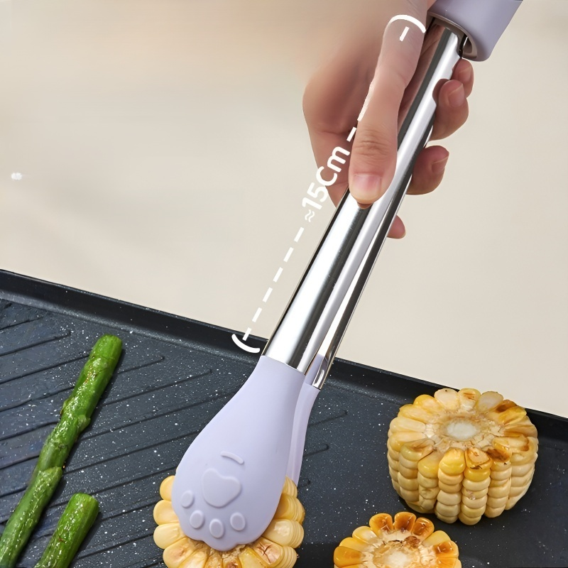 キッチン専用高温耐熱フードトングセット 家庭用食材トングツール