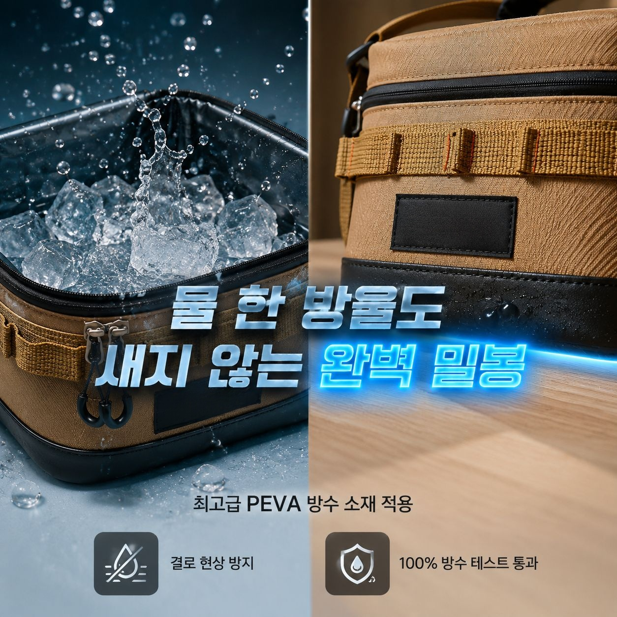 휴대용 손잡이 옥스포드 피크닉백 보냉·보온 겸용