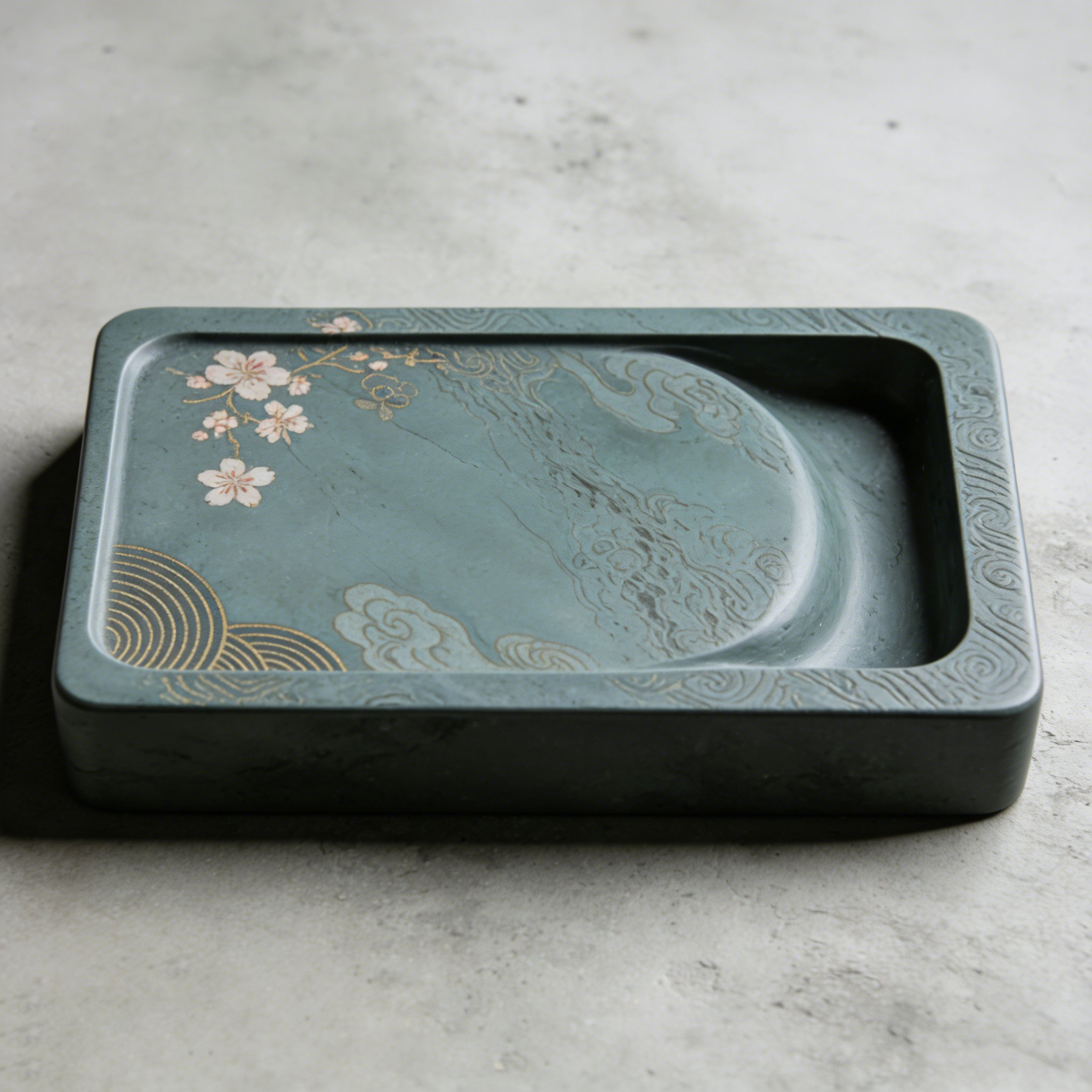 書道用高品質硯台（2点セット）