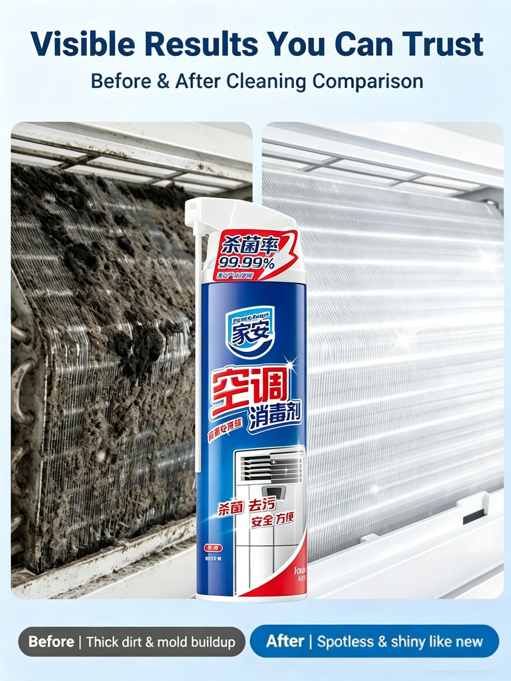 One-Spray Clean Fan & AC Cleaner