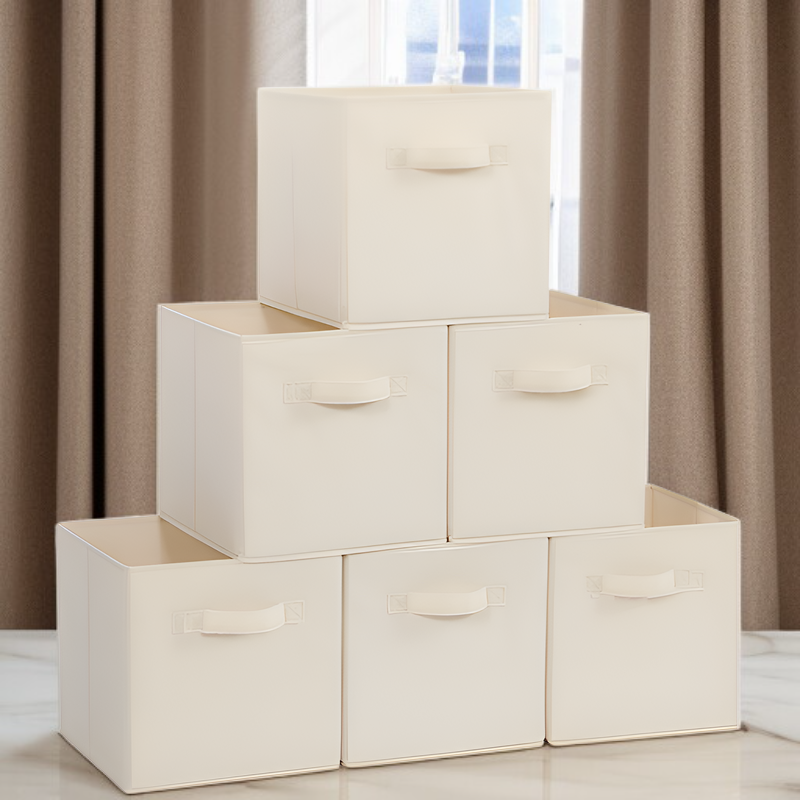 布製収納ボックス 折りたたみ式 フリーインストール 収納ボックス 寝室 ワードローブ 衣類 おもちゃ デスクトップ収納ボックス