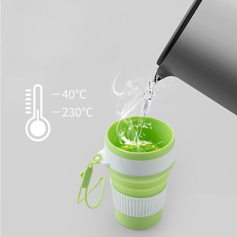 고품질 접이식 커피컵, 휴대용 스포츠 물병