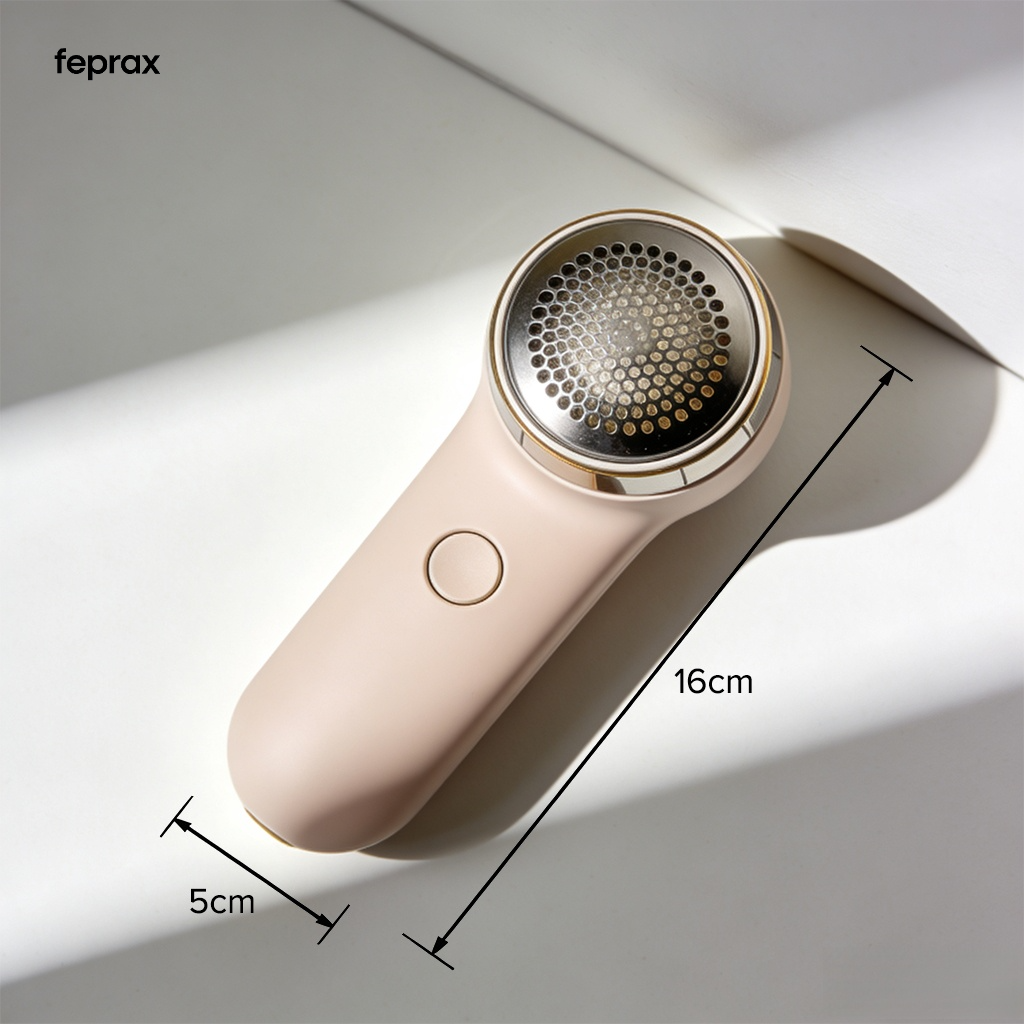 Quitapelusas recargable mostrando batería y diseño