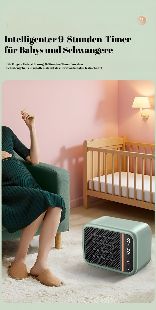 Schnelle Wärme am Arbeitsplatz mit dem Desktop-Heizlüfter