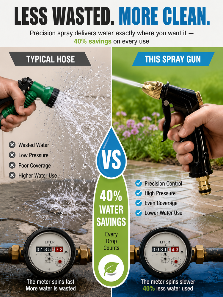 All-in-One High Pressure Cleaning Water Gun