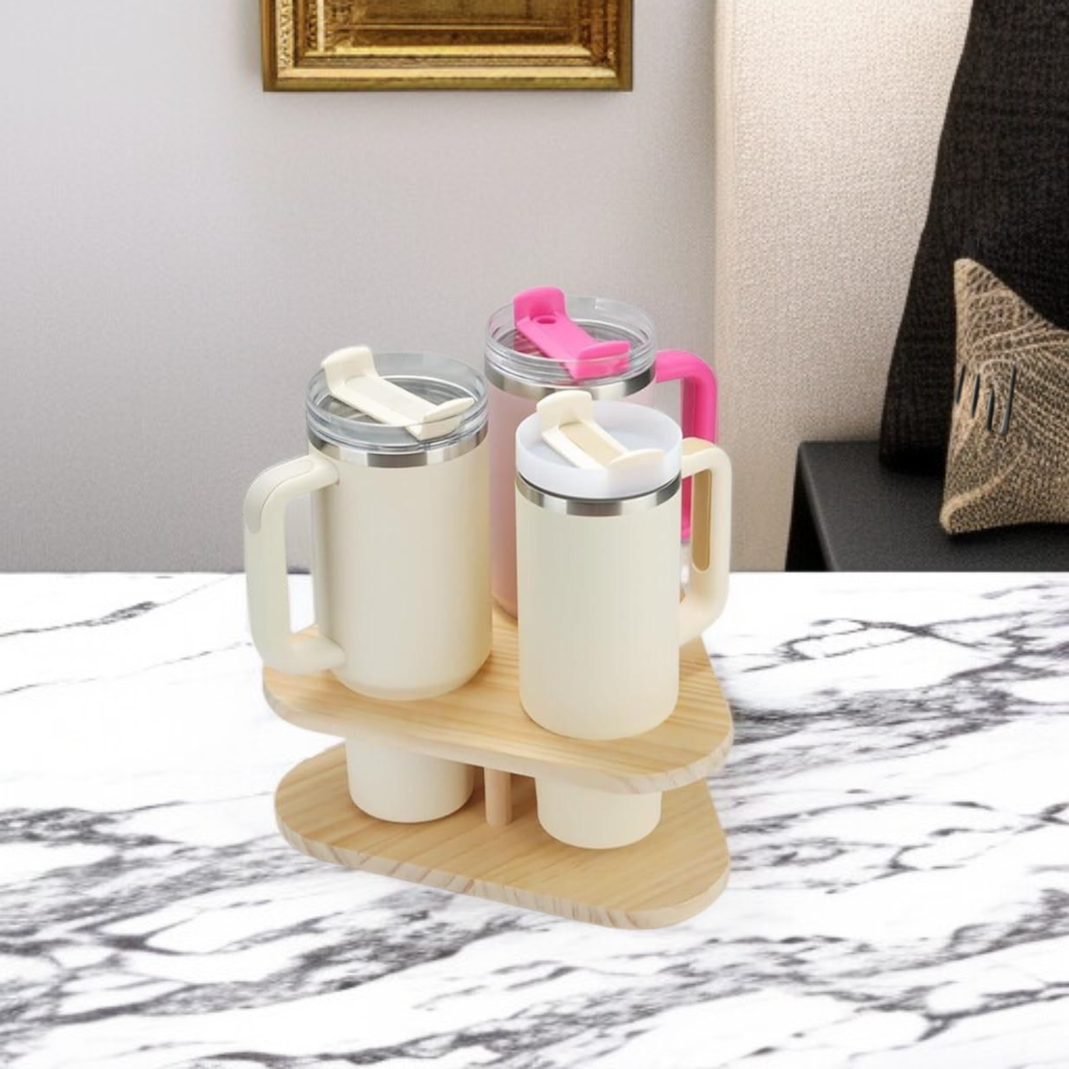 木質ボトル収納棚