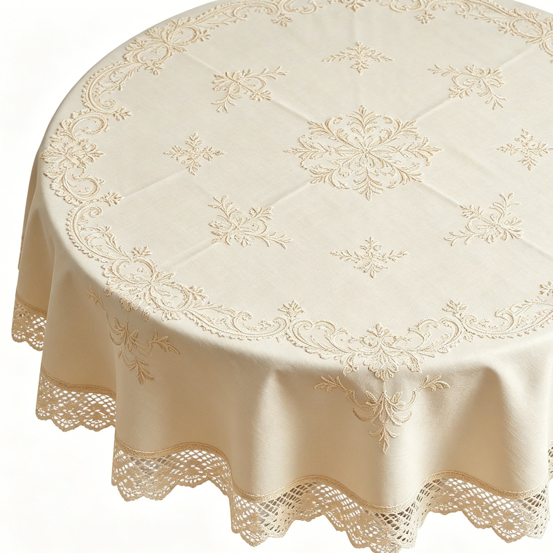 Nappe de table ronde imperméable