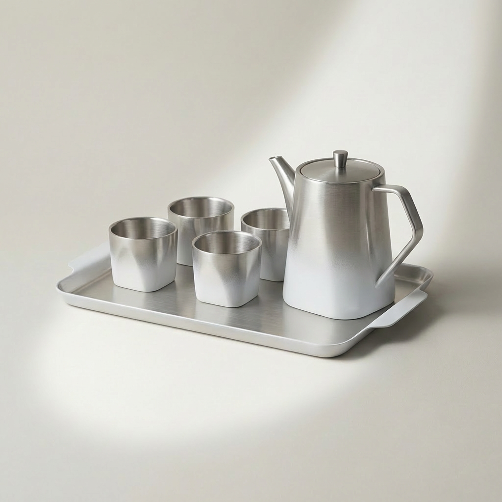 ステンレス製ティーセット