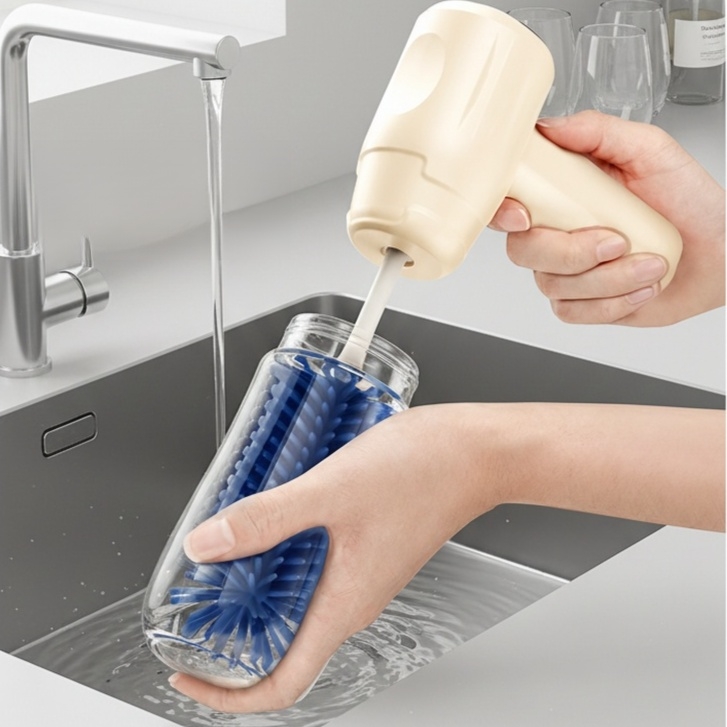 Convenient Electric Bottle Cleaning Brush