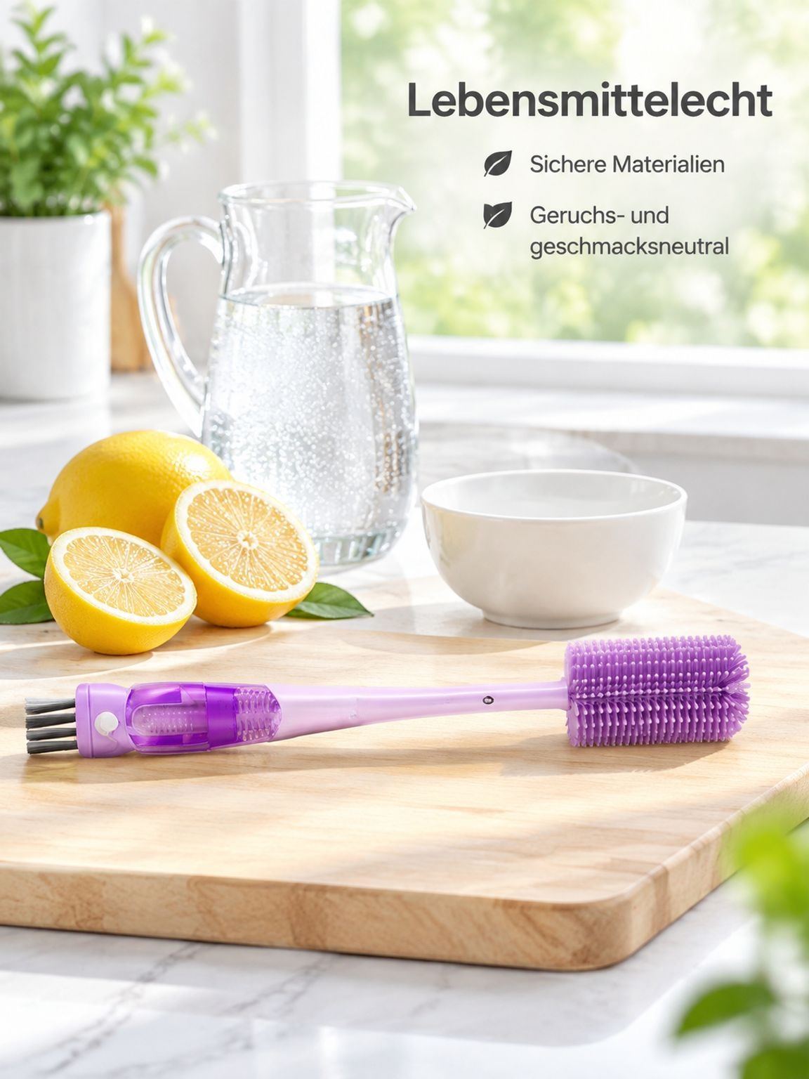 Hygienische Reinigung mit der 5-in-1 Bürste für Ihren Haushalt
