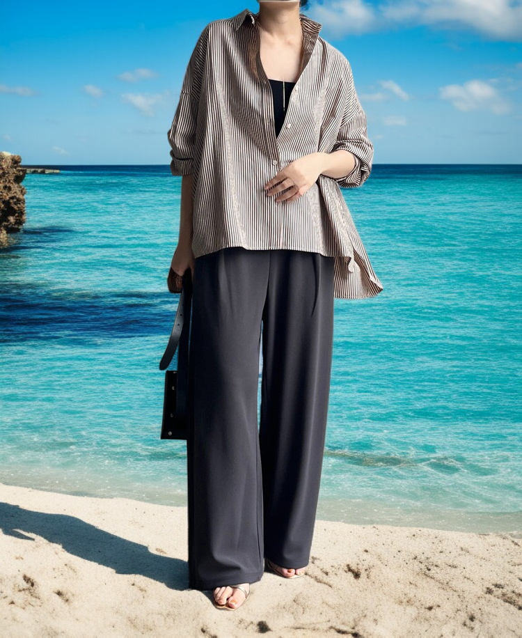 バックウエストゴムのディテール写真