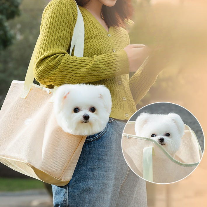 通気性の良いペット用犬用バックパック