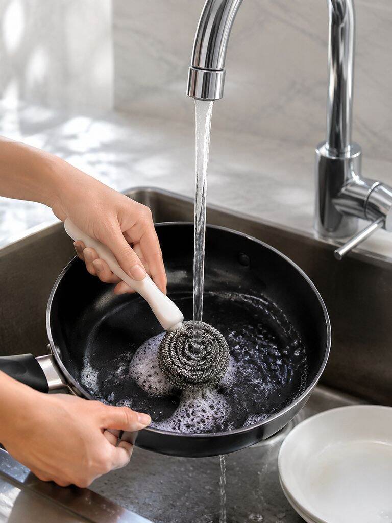 Complete kitchen cleaning tool set for home use