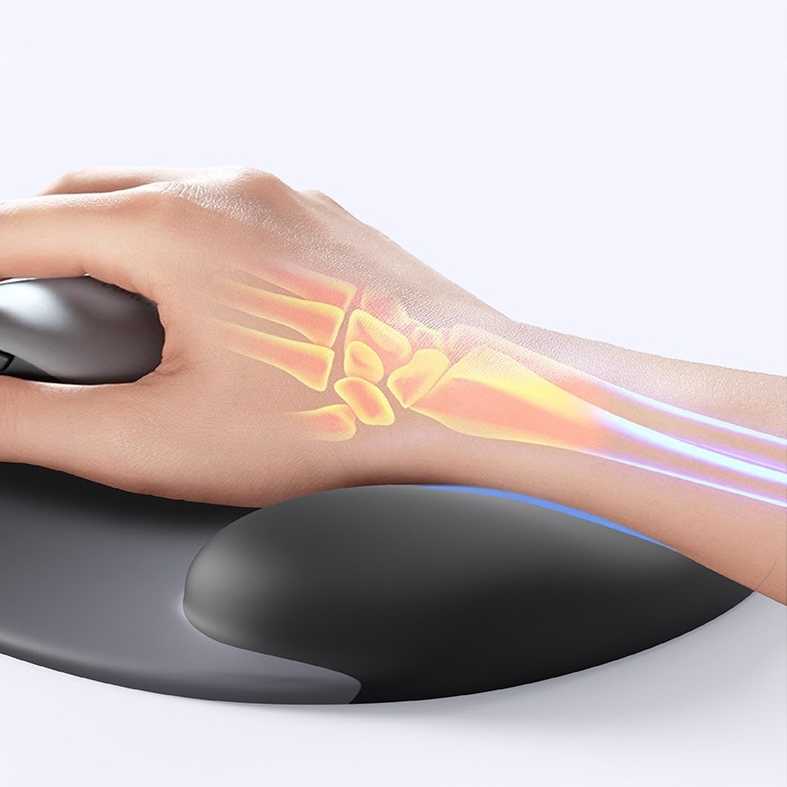 漸變色曲線按摩護腕滑鼠墊