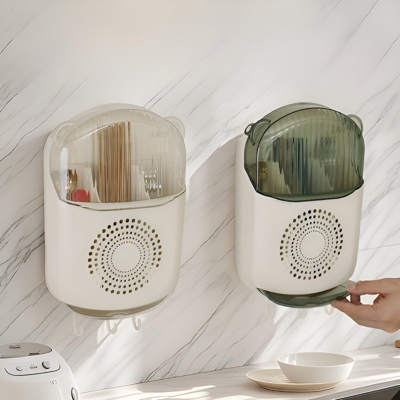 Multifunctional kitchen chopsticks storage box