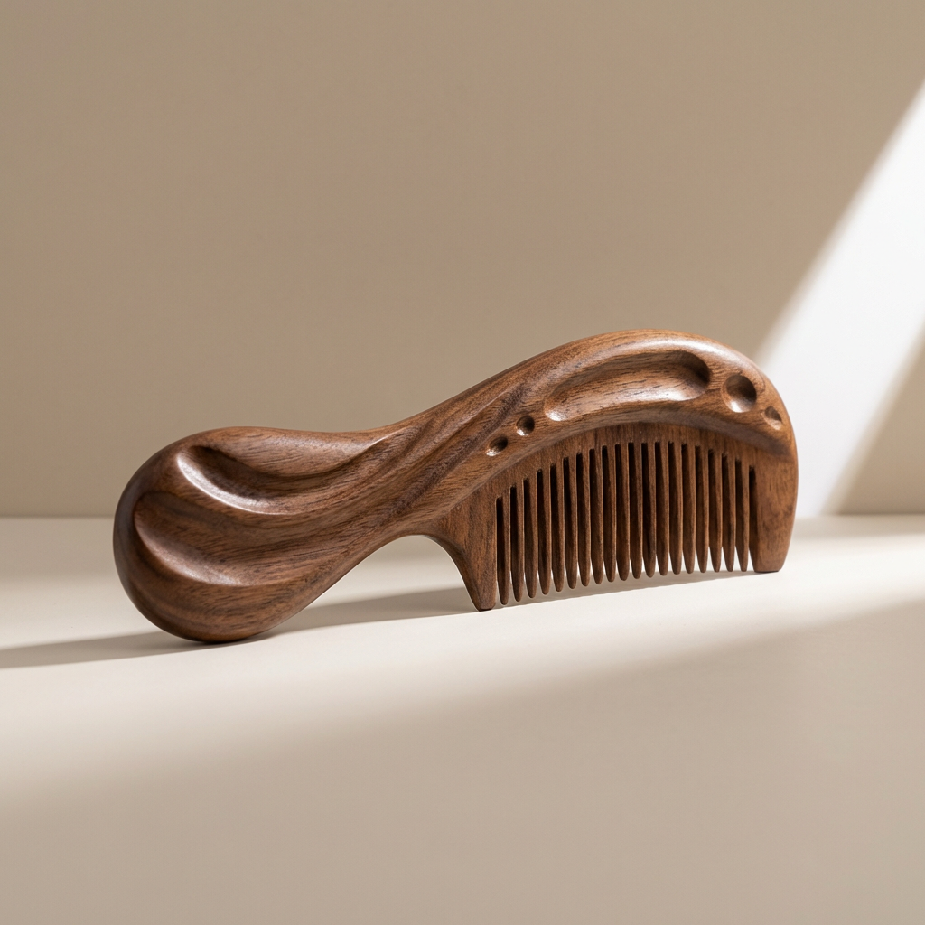 Solid wood combs (2 pieces)