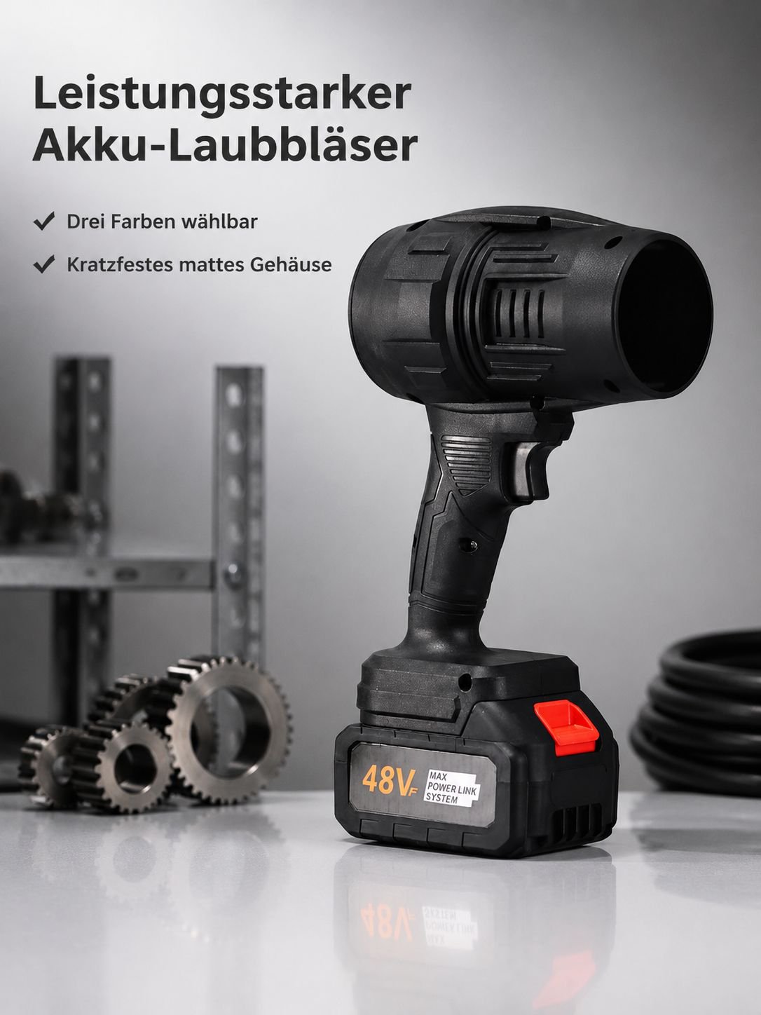 Tragbarer wiederaufladbarer Lithium-Sturmventilator Hochleistungs-Turbogebläse