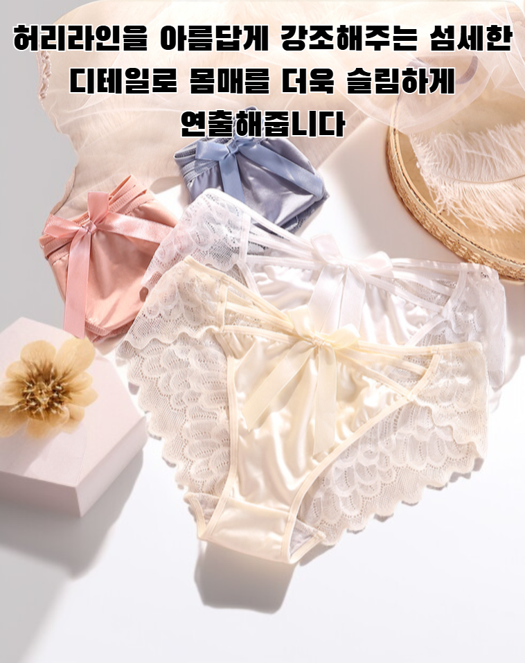 엔젤 윙스 섹시 레이스 팬티 착용샷