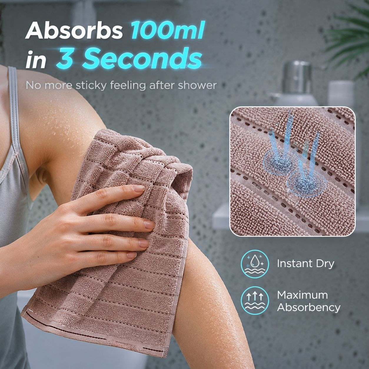 Thick and Soft Pure Cotton Household Towel