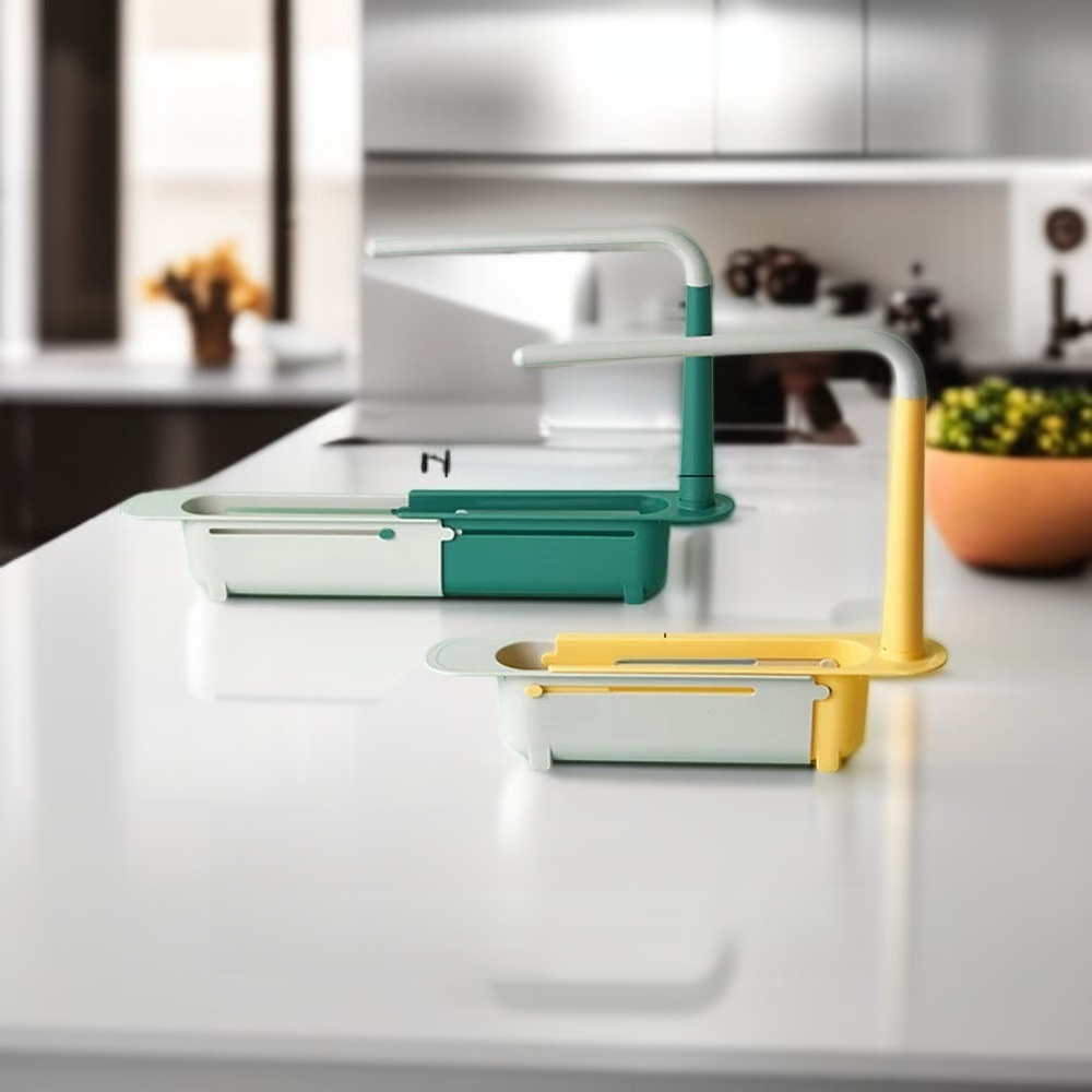 Durable storage basket on pantry shelf