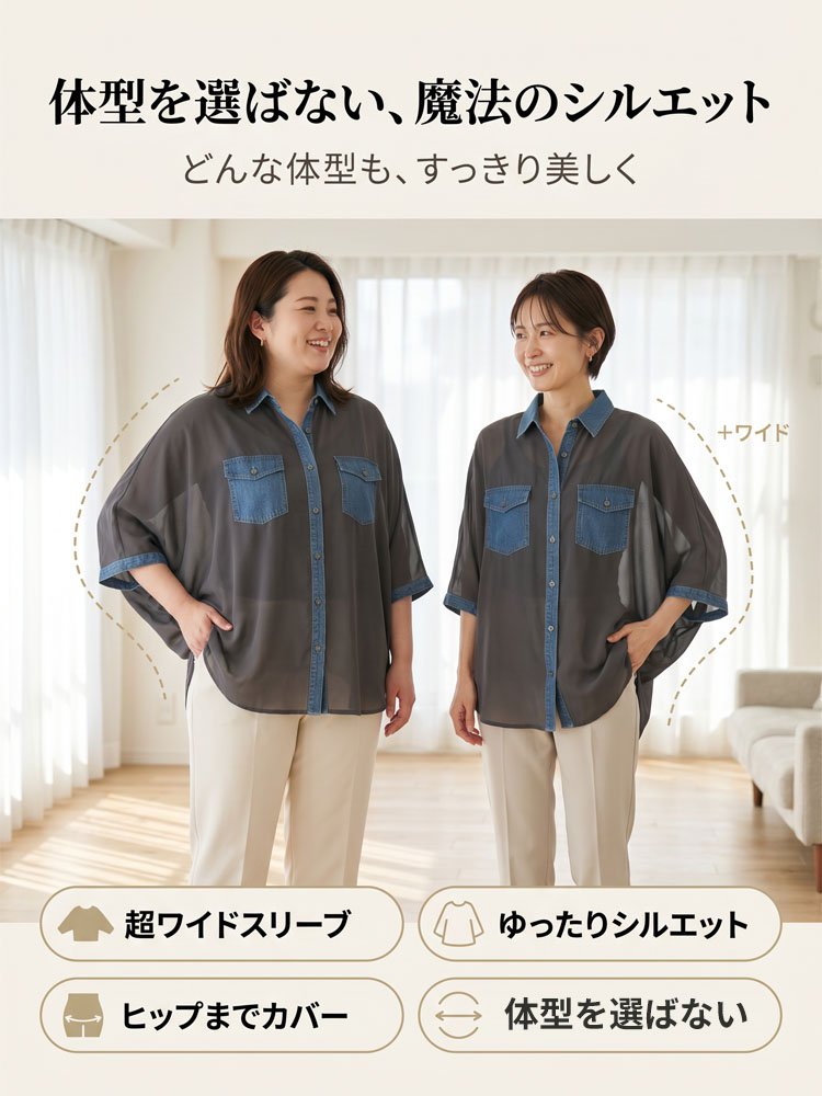 Monolly 着映え度No.1 異素材シャツ | 周りと差がつくこなれ感