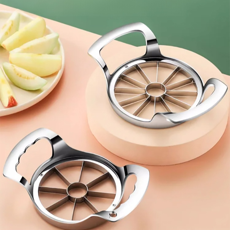 주방 소도구 과일 분할기 아연합금 스테인리스 스틸 슬라이스 씨 제거 사과