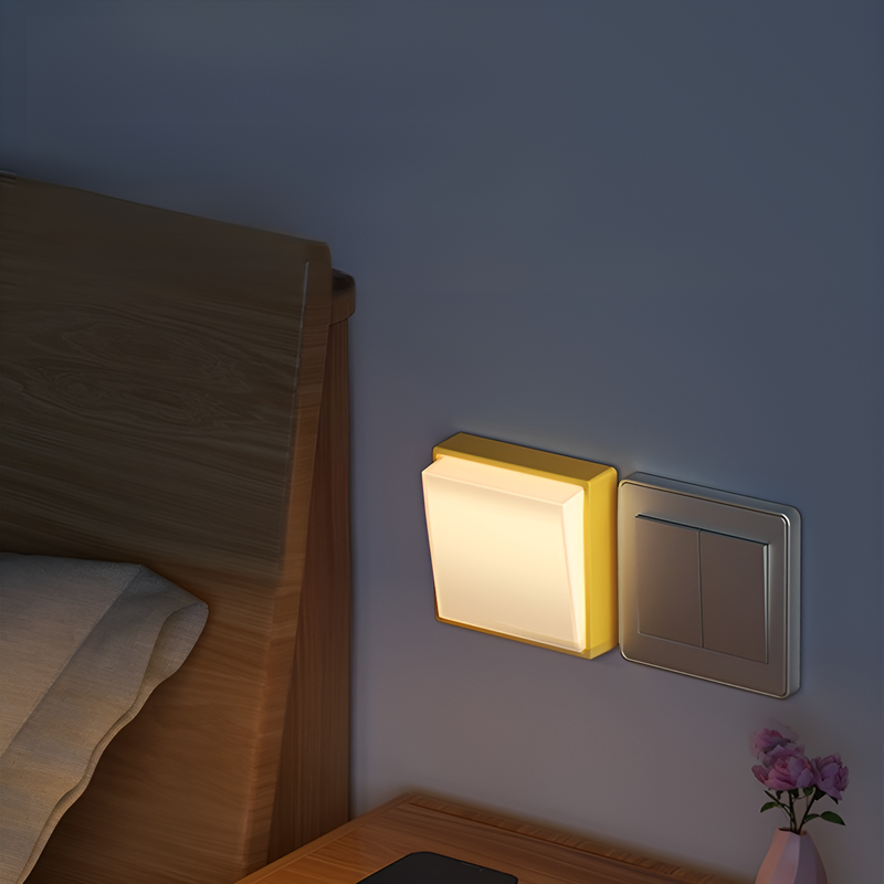 Luz nocturna táctil suave y protectora para los ojos para el cabecero de la cama