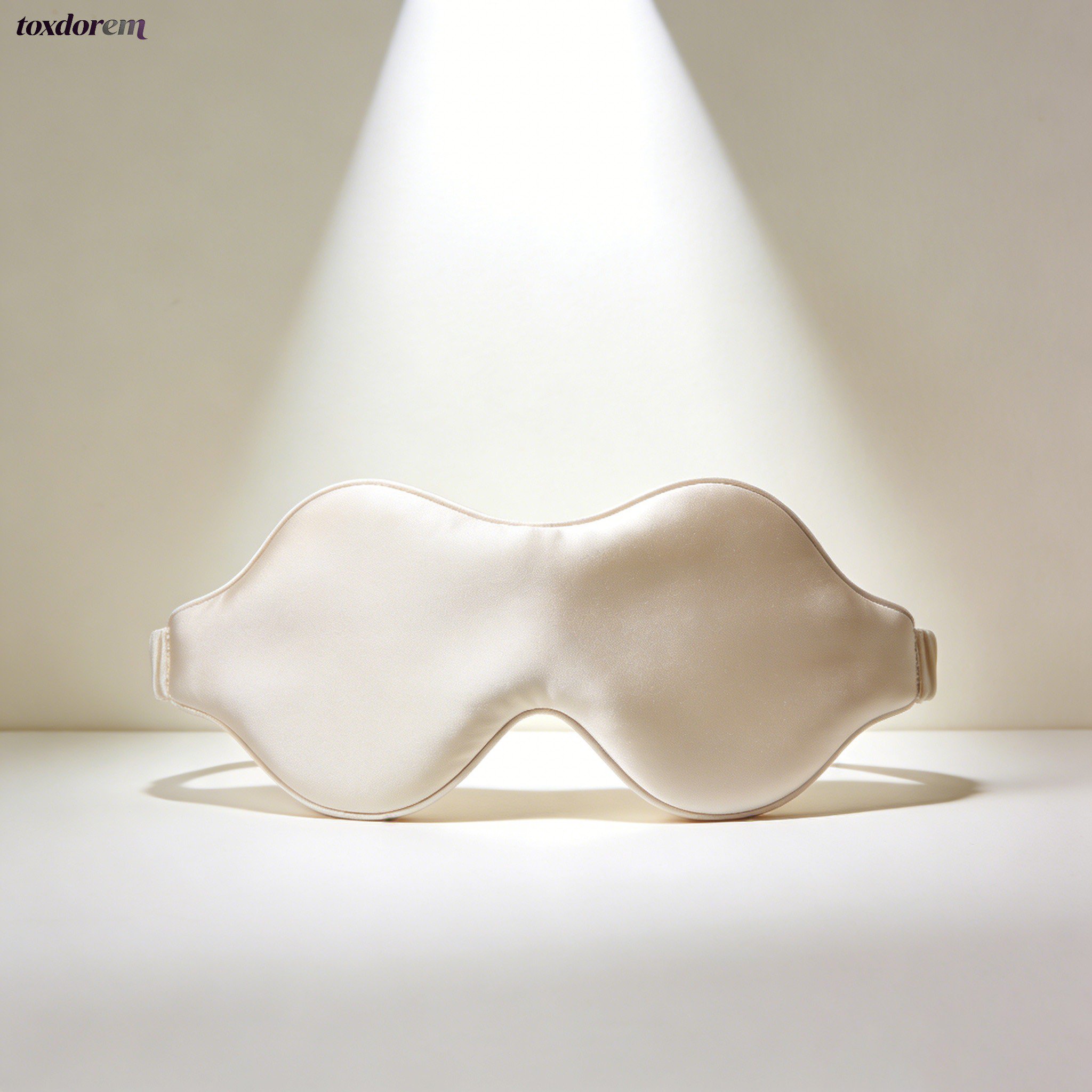 Simple solid color eye mask