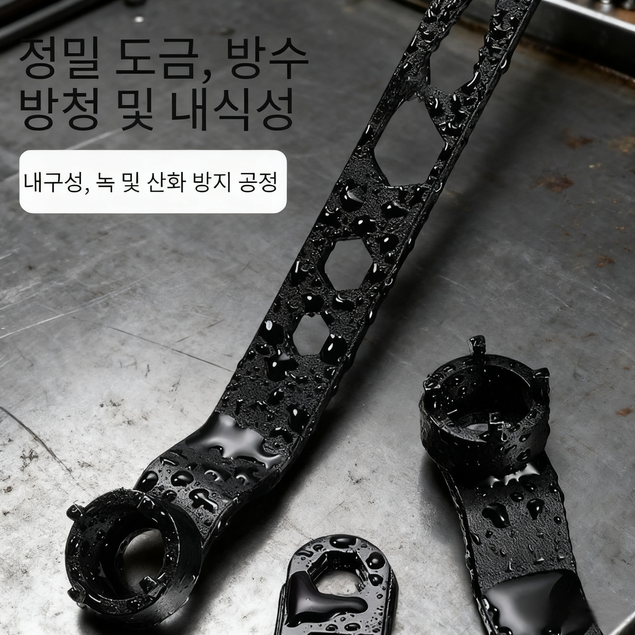 앵글밀 4발 두꺼운 렌치 다기능 탈착 공구