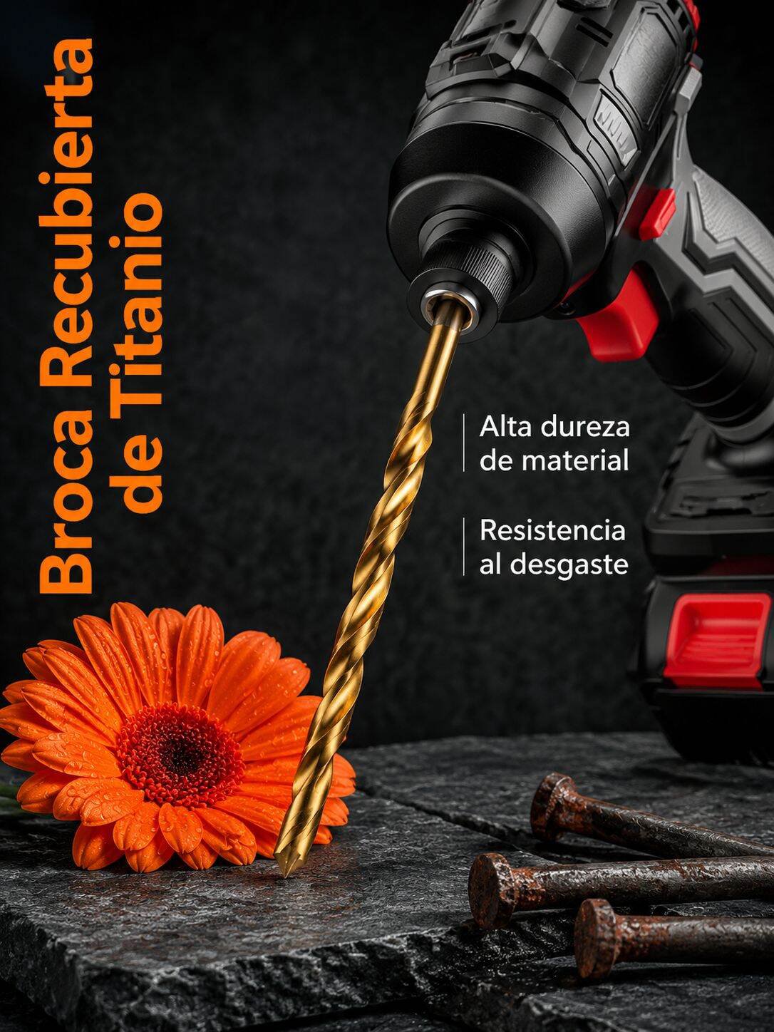 Maletín de herramientas eléctricas con accesorios