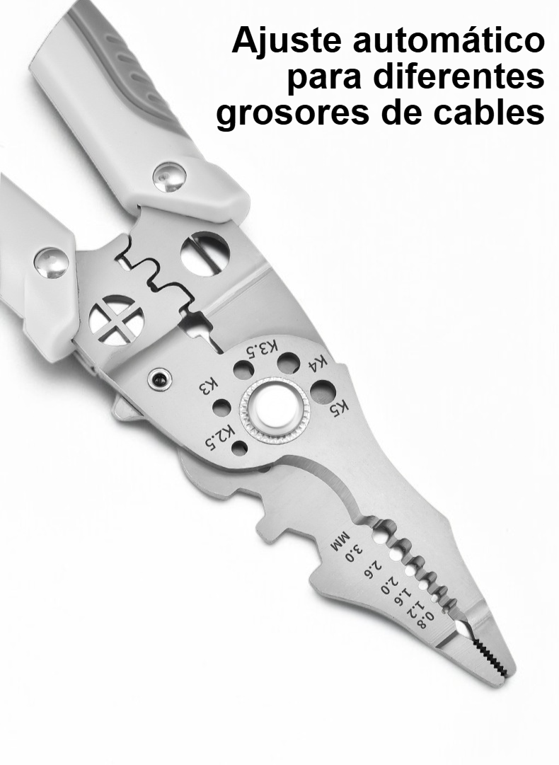 Herramienta profesional para pelar y cortar cables