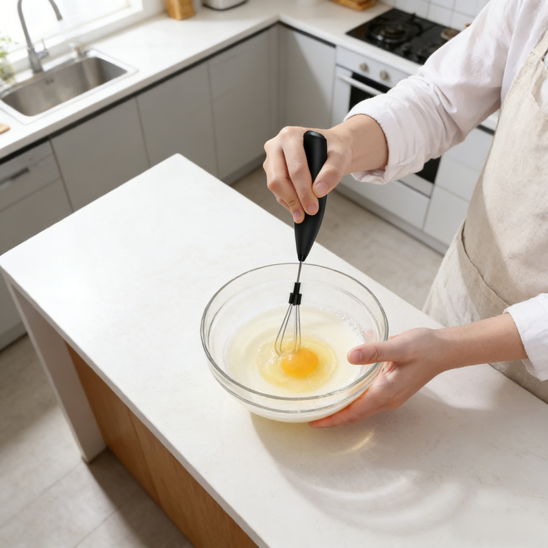 Tragbarer elektrischer Milchschäumer Kaffee-Mixer Multifunktionaler Milchaufschäumer