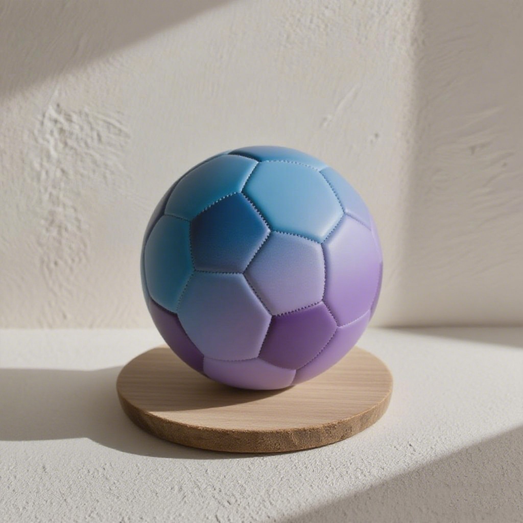 ลูกฟุตบอลสีเปลี่ยนเฉดดีไซน์ล้ำสมัย